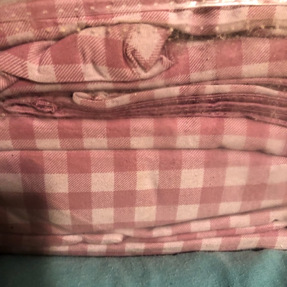 Orchard Gingham 600 Thread Count Queen Sheet Set: Flat & Fitted Sheet (NEW) - Picture 6 of 7